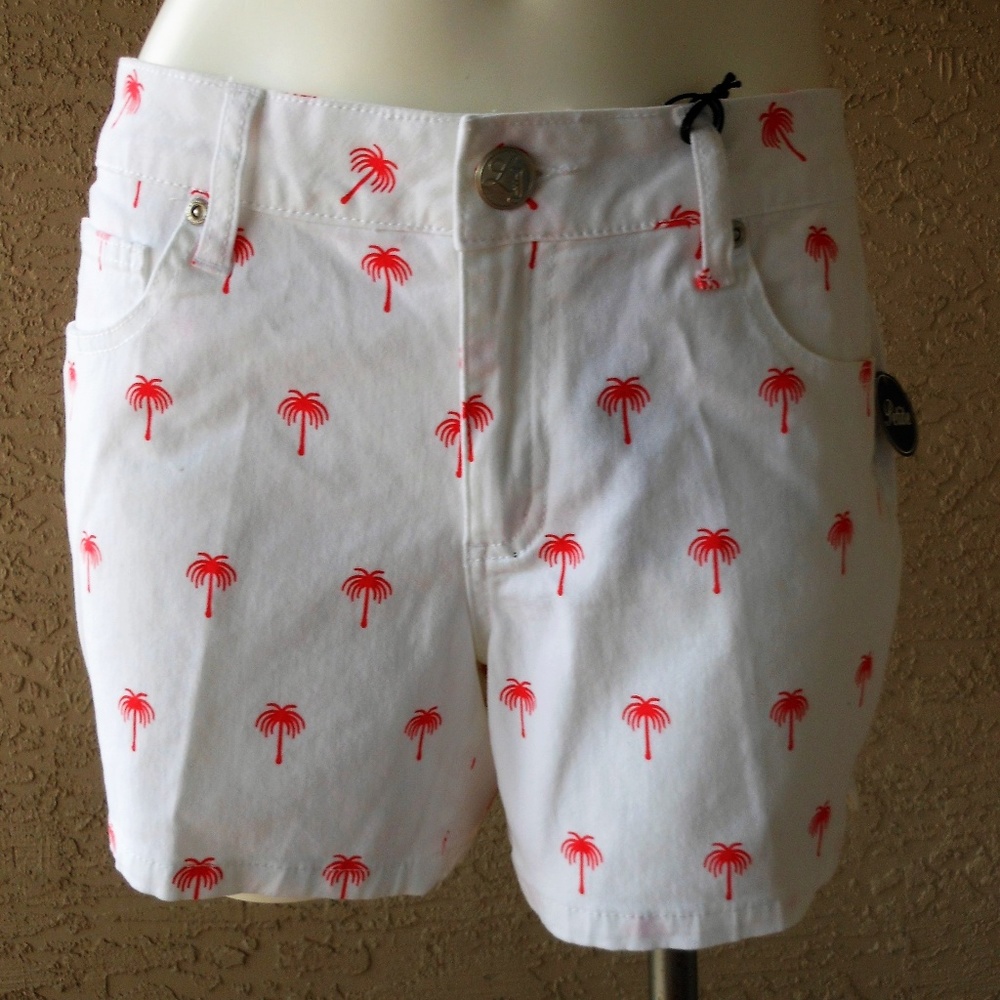 Palm Tree Print Shorts